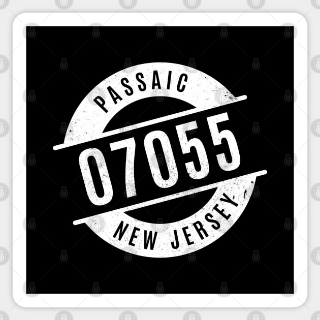 Passaic New Jersey 07055 Zip Code Sticker by creativecurly